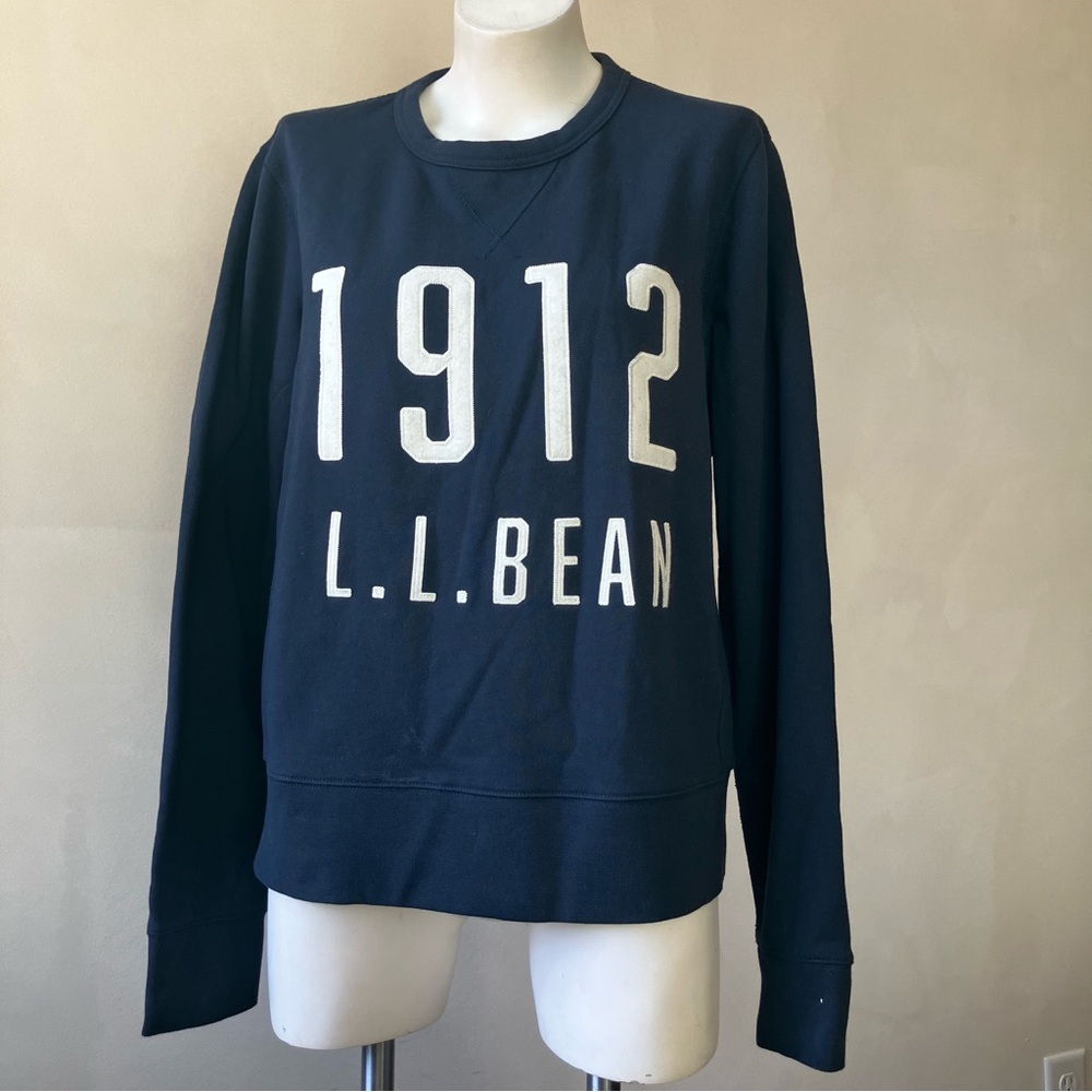 L.L. Bean | Signature Series Rugged Crewneck 1912 Logo Pullover Sweatshirt